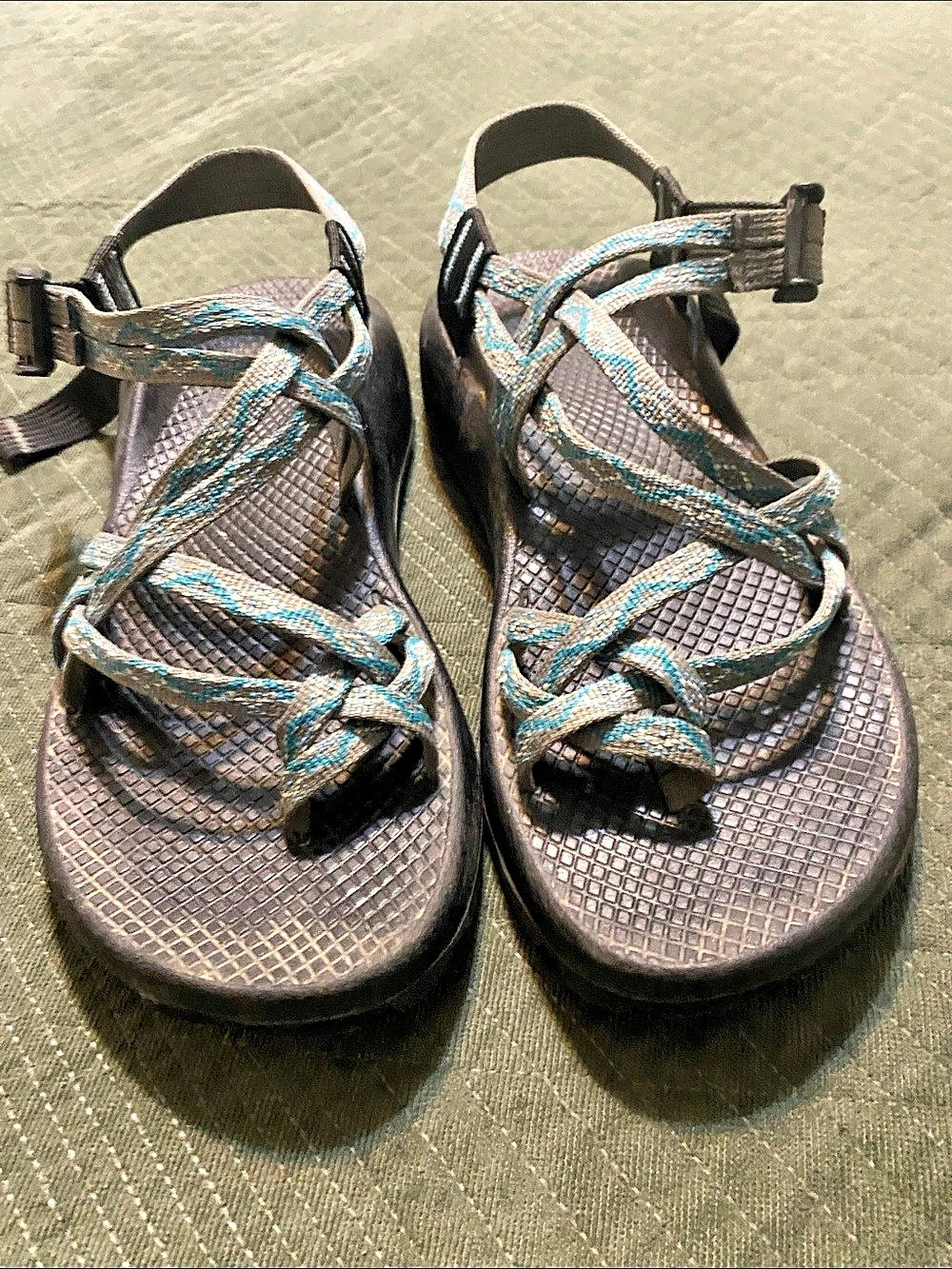 Chaco Z/Cloud X2 Sandals Strappy Sandal in Black & Blue